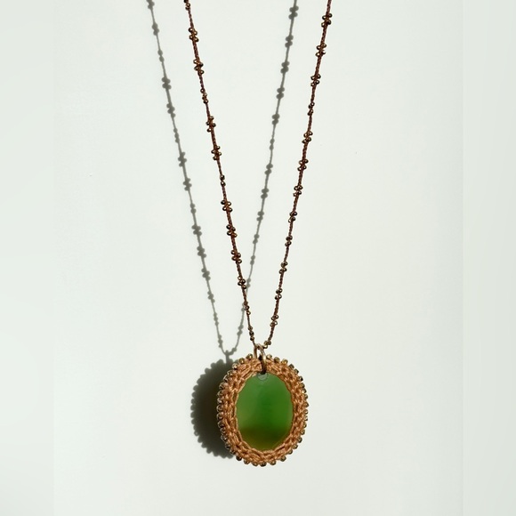 Chan Luu Jewelry - Chan Luu 925‎ Sterling Silver Vintage Jade Necklace.